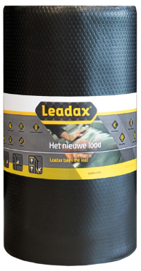 Leadax Loodvervanger zwart 6m x 10cm