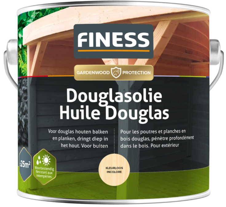 Finess Douglas Olie 0,75 ltr