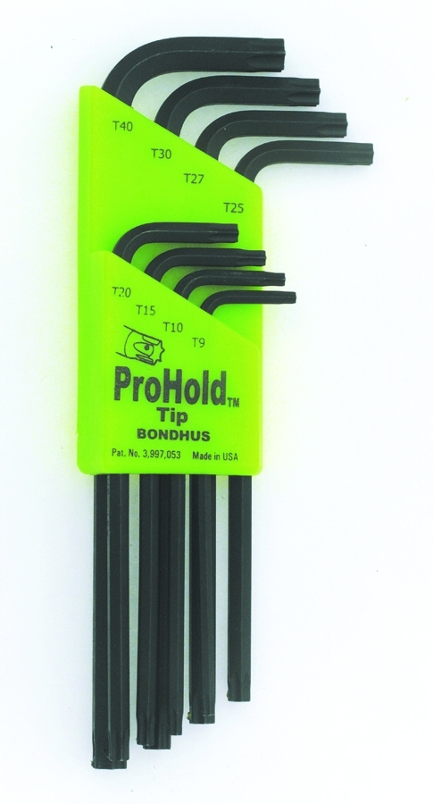 Bondhus Haakse torxsleutelset T9-T40 lang PHTX8