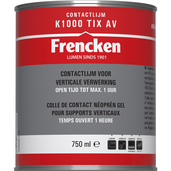 Frencken Contactlijm k1000 tix av 750 ml