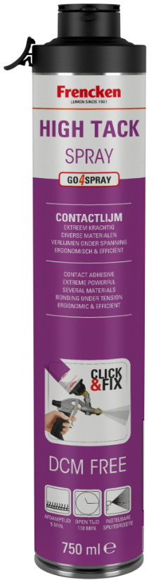 Frencken Click&Fix CF1661 High Tack Spray 750ml