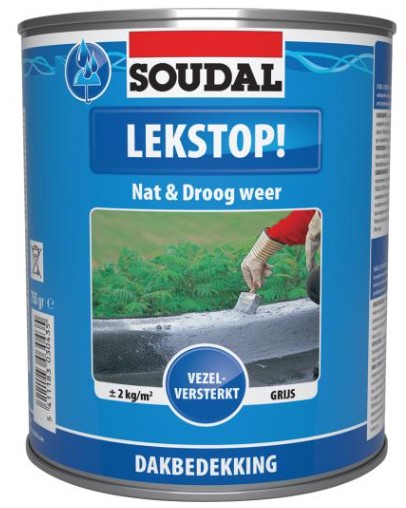 Soudal Lekstop Dakcoating Grijs 750g