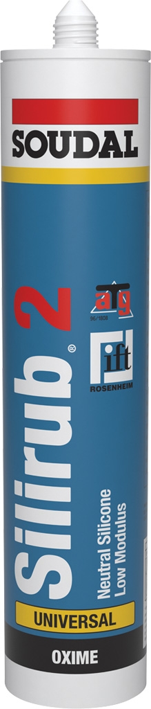 Soudal Silirub 2 300 ml Zwart