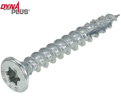 Constructieschroef 6.0X40 Verz. TX-30 Platkop+snijp. (100x) Dynaplus