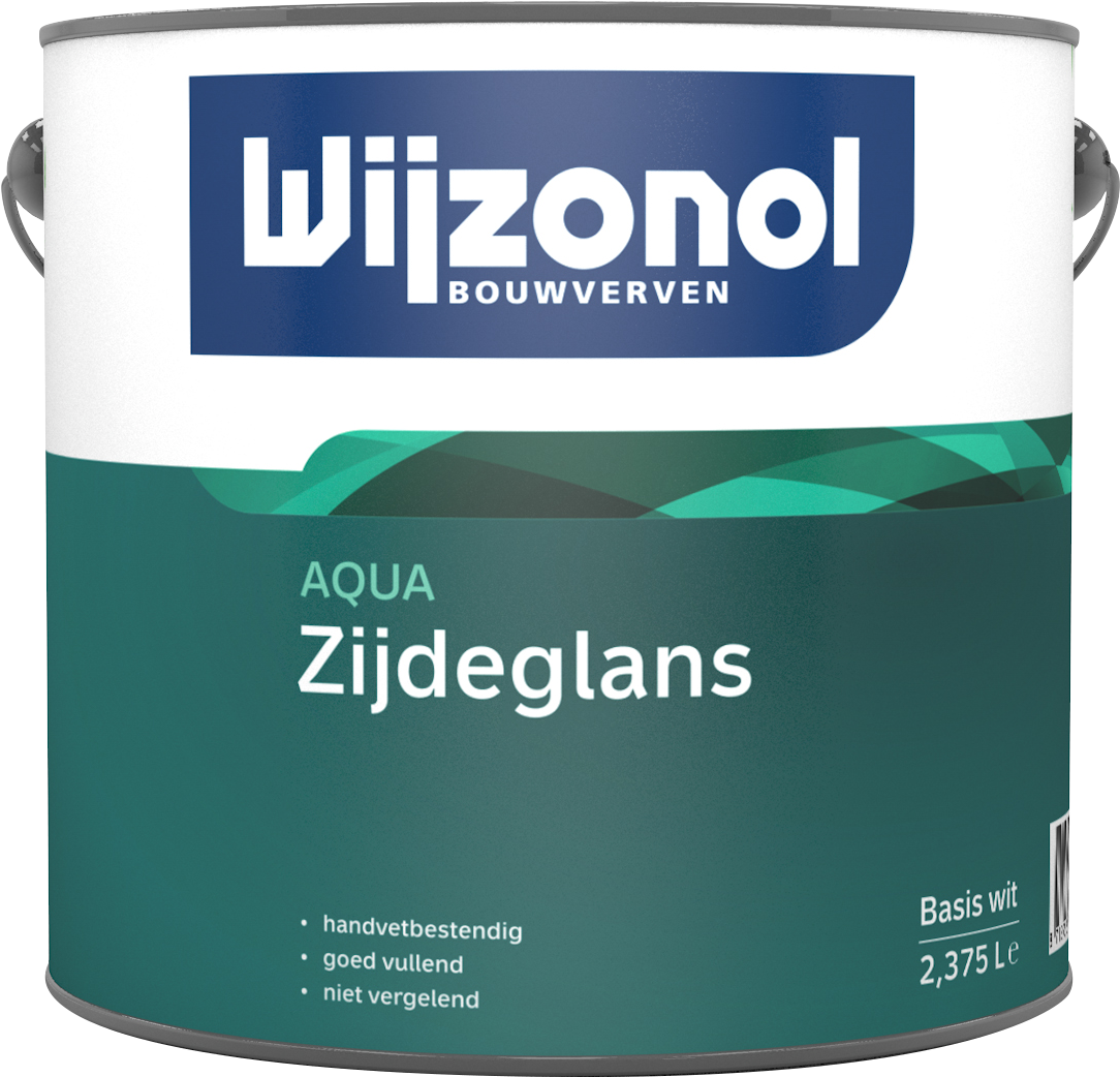 Wijzonol Aqua Zijdeglans 2,5 ltr RAL7021