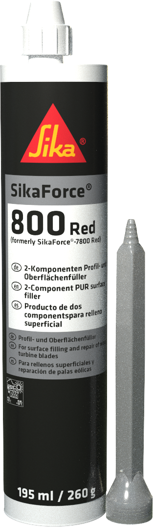 Sika SikaForce -800 Red 195ml Lichtrood incl. mengbuizen