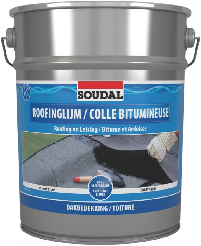 Soudal Elk Dak Elk Weer Dakcoating 10l Zwart