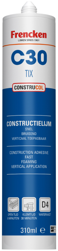 Frencken PU Constructielijm C30 Tix 310 ml