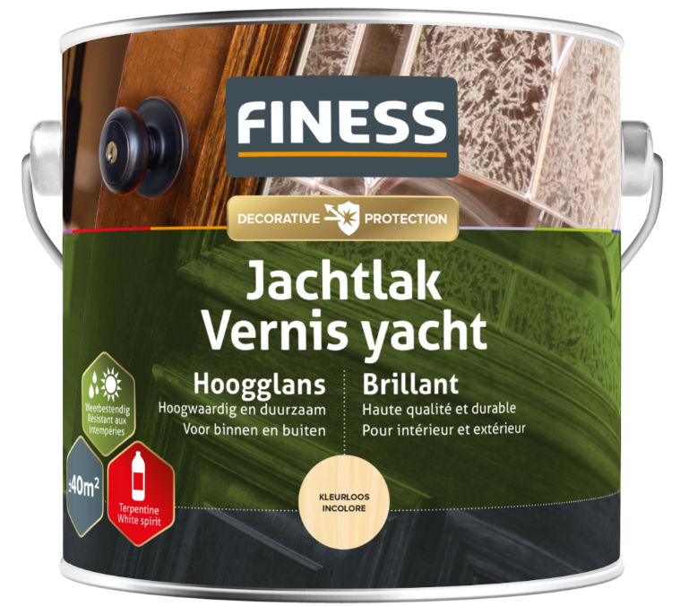 Finess Jachtlak Glans 0,75 ltr Transparant