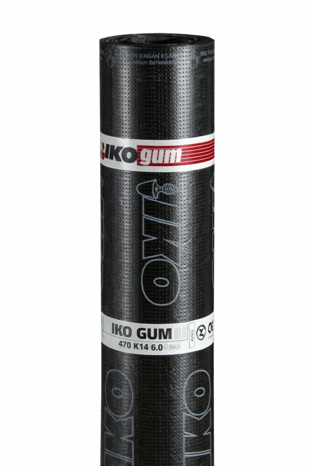 IKO Gum 470K24 Donkergrijs 5 meter