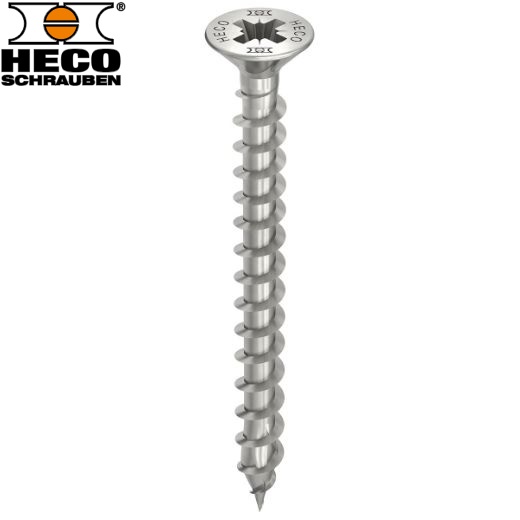 HECO TOPIX-Plus Spaanplaatschr. 3,5x40 RVS-A2 PZD-2 platkop (200)