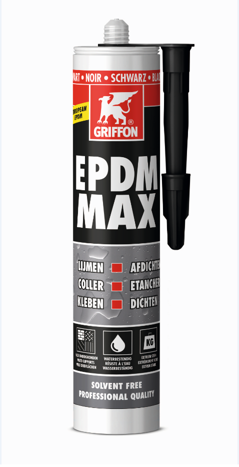 Griffon EPDM Max 465 gram Zwart Griffon EPDM Max 465 gram Zwart