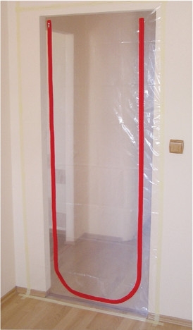 Super Prof Stofstop afsluitfolie met rits 2,5x1,1 mtr 0,1 mm