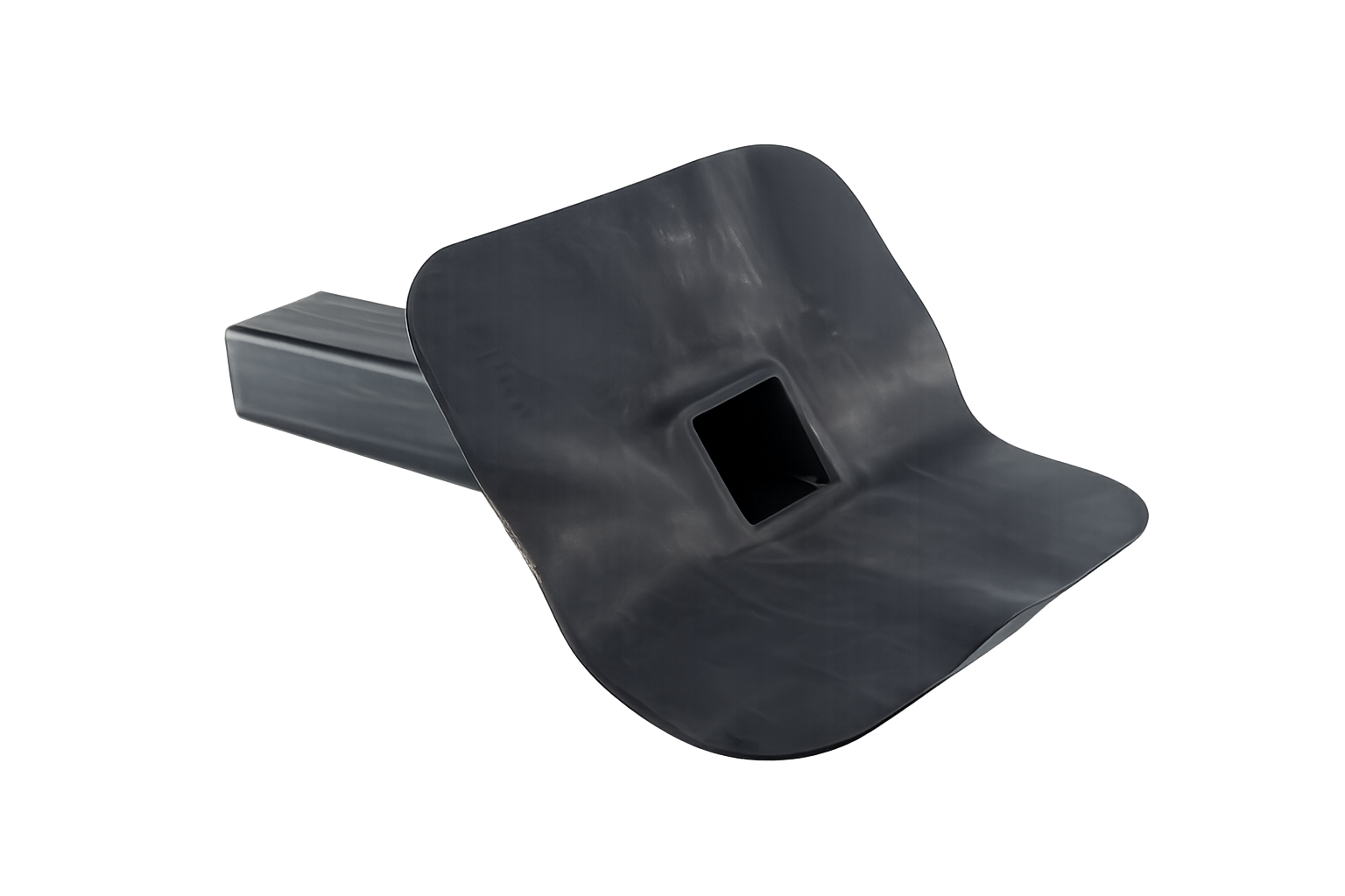 RedFox EPDM Hemelwaterafvoer 6x8cm L300mm 90°