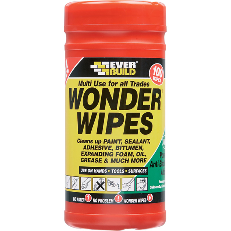 Wonder Wet Wipes reinigingsdoekjes (multi-use) Tube 100 Wipes