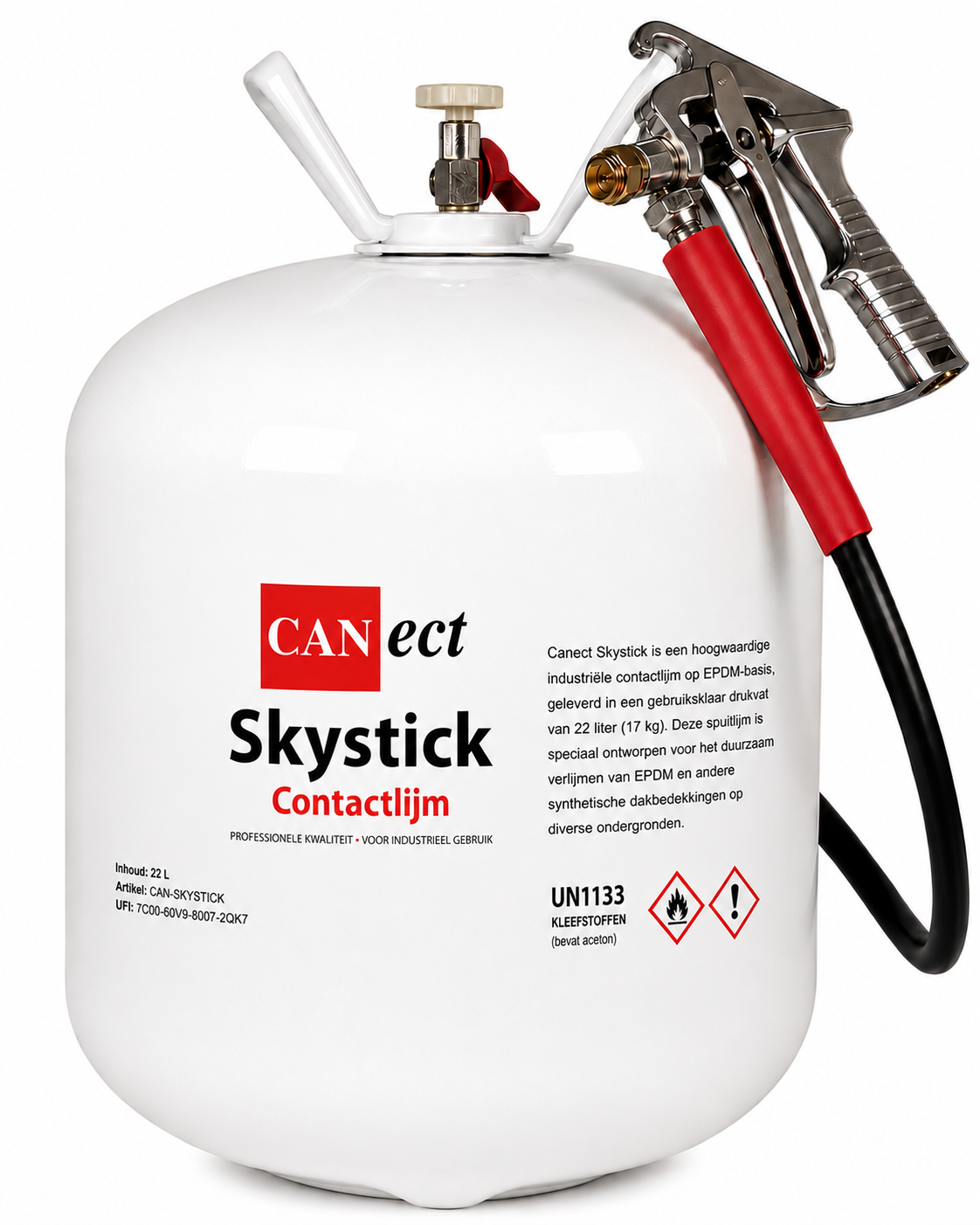 Canect Skystick Contactlijm stalen vat 22 L