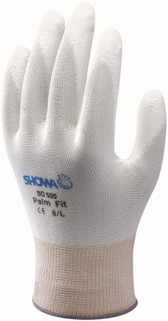 Handschoen Showa B0500 White Maat L Handschoen Showa B0500 White Maat L