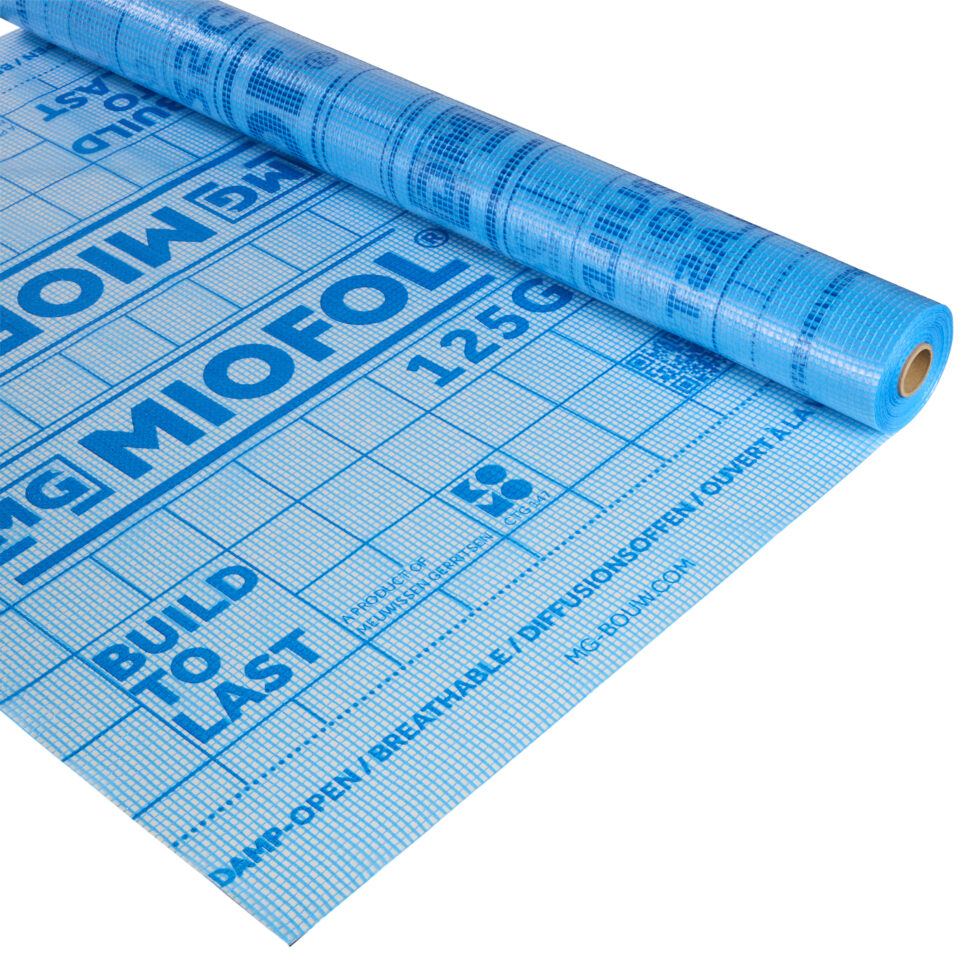 Miofol 125G Dampdoorlatende folie - 1,50 x 25 m