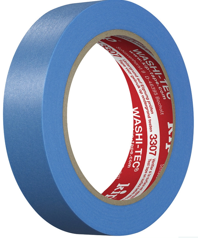 Kip 3307 FineLine tape Washi-Tec 24mm x 50m (Buiten - Blauw)