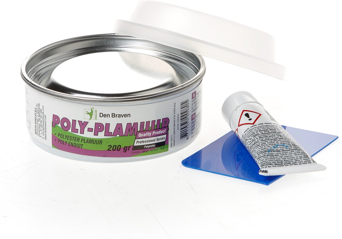 ESR Aandrukrol 40 mm houten handvat dubbele lagers