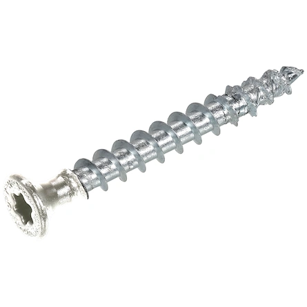 Beslagschroef 4.5x40 Verzinkt PK-8mm Wit TX20 Dynaplus (200)
