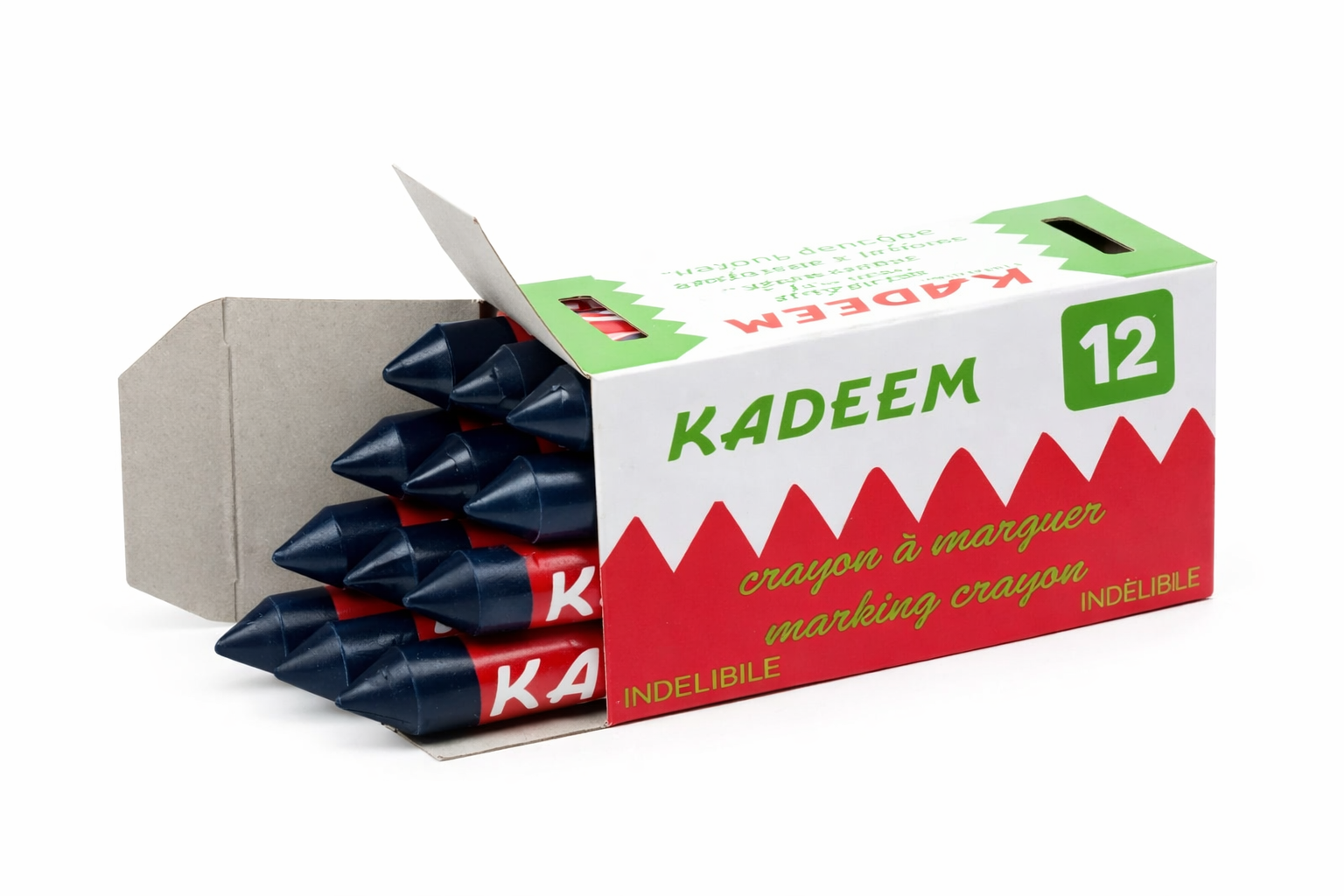 Kadeem merkkrijt blauw