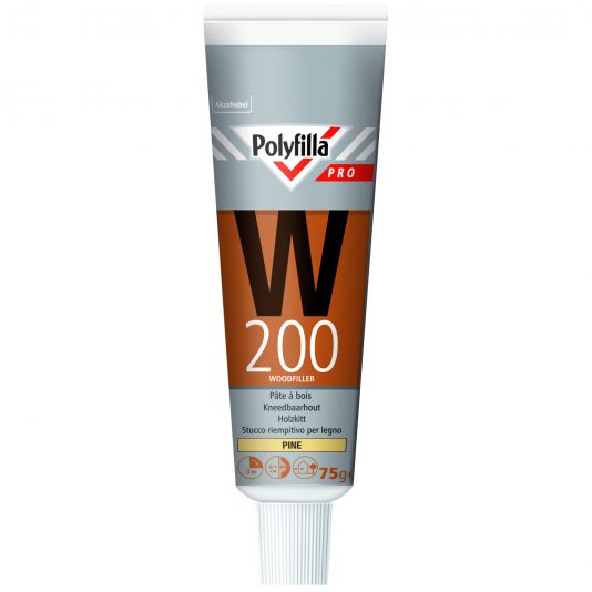 PolyFilla Pro W200 Houtvulmiddel 75 gr (Vuren)
