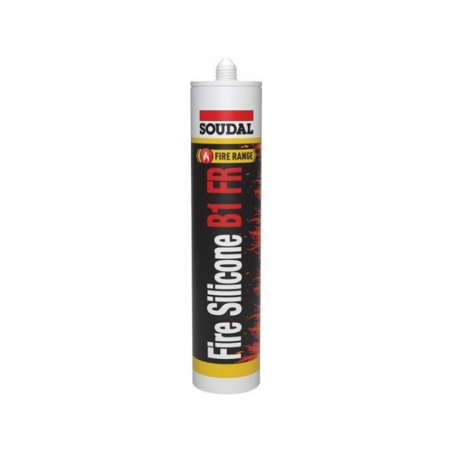 Soudal Silicone B1 FR 300 ml Zwart