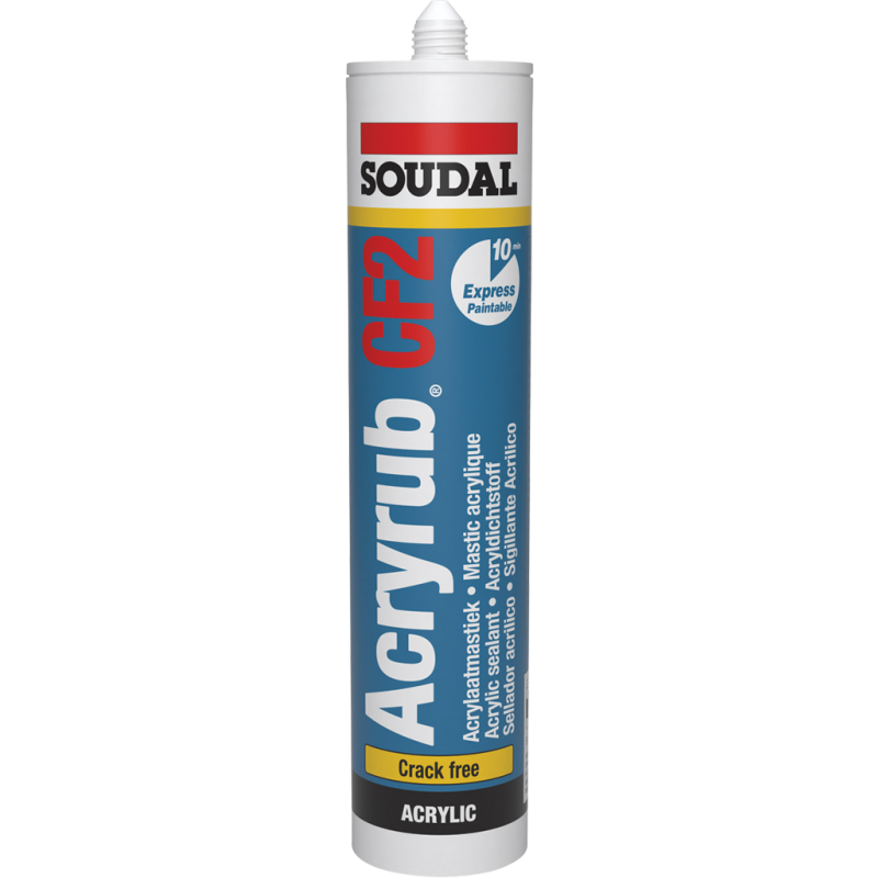 Soudal Acryrub CF2 310 ml Wit