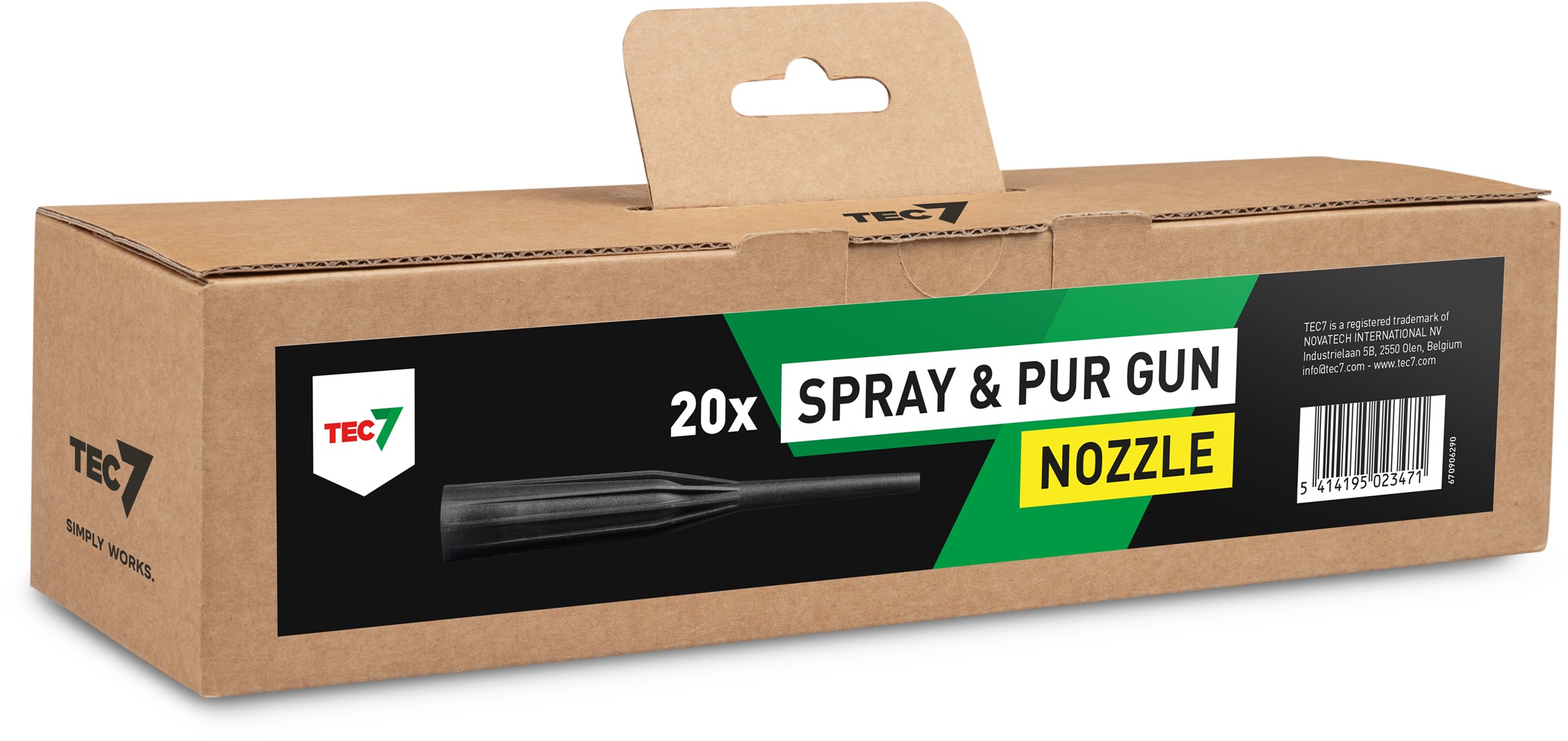 Tec7 Nozzle voor Spray & Pur gun (20 stuks)
