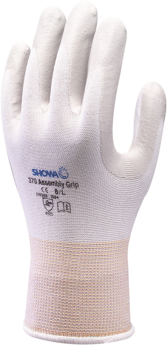 Handschoen Showa 370 White Maat XL Handschoen Showa 370 White Maat XL