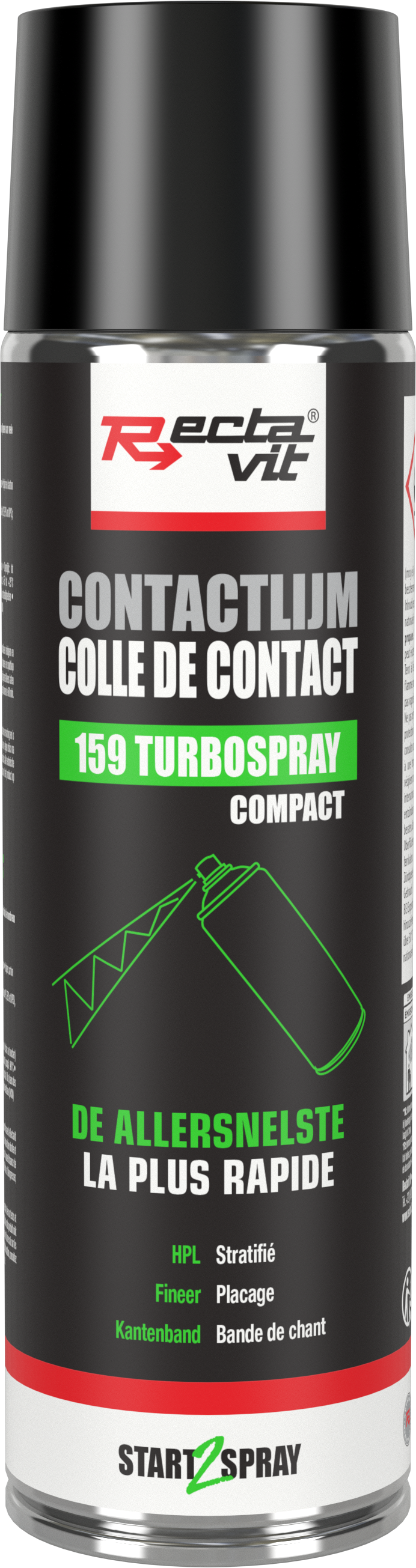 Rectavit 159 Turbospray Compact  500 ml Transparant