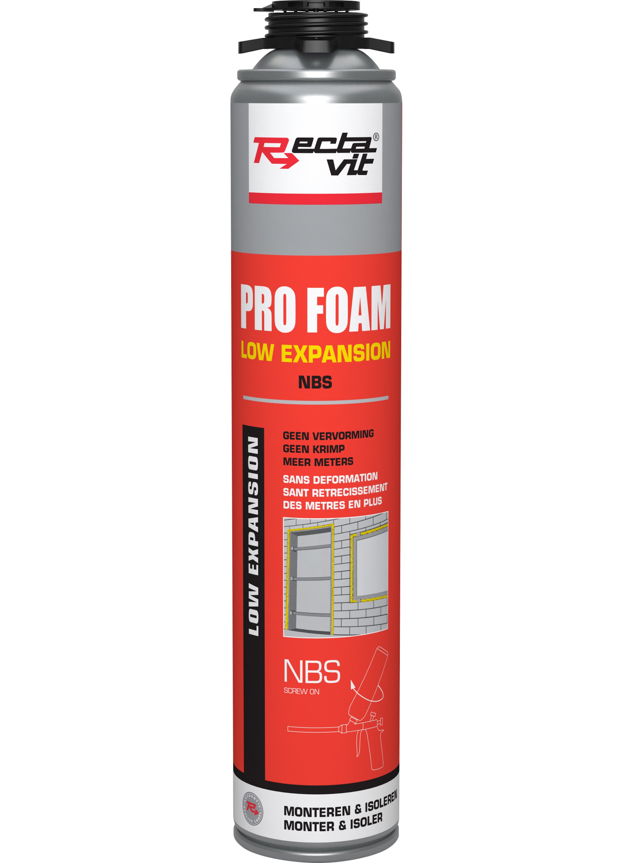 Rectavit Pro Foam Low Expansion NBS 800ml