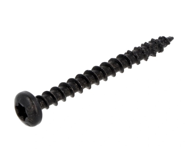 Spaanplaatschroef 3.5x20 HCP cilinderkop TX15 blister Blackline (25)