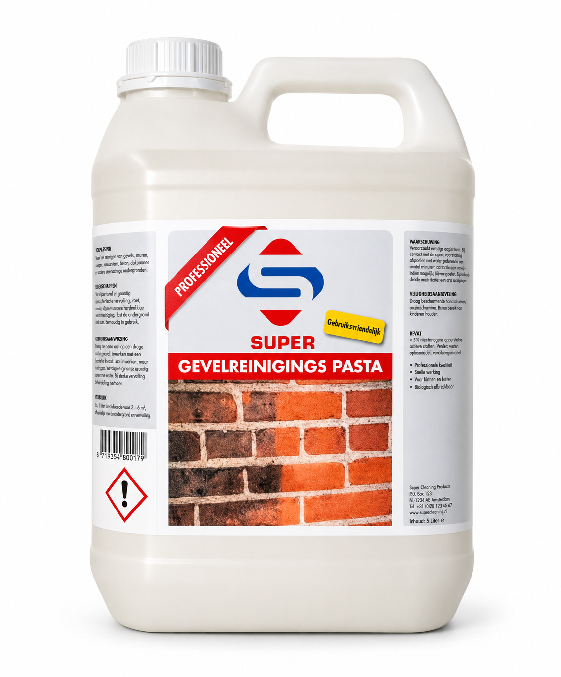 SuperCleaners Gevelreinigingspasta 5l
