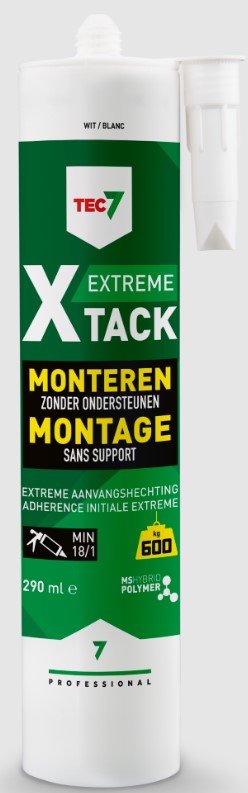 Tec7 X-Tack Montagekit 290ml Wit