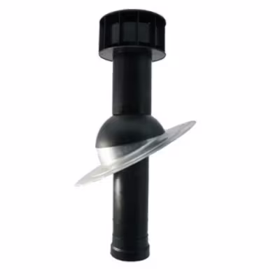 Renson dakdoorvoer zwart Ø133/150mm - licht hellend 5°-20°