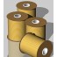 Trelleborg Kroonband haspel 9 x 4 zwart