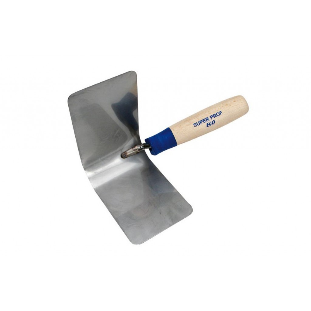 Hoekschop SUPER PROF ECO inwendig holle hoek 125x90mm RVS Hoekschop SUPER PROF ECO inwendig holle hoek 125x90mm RVS