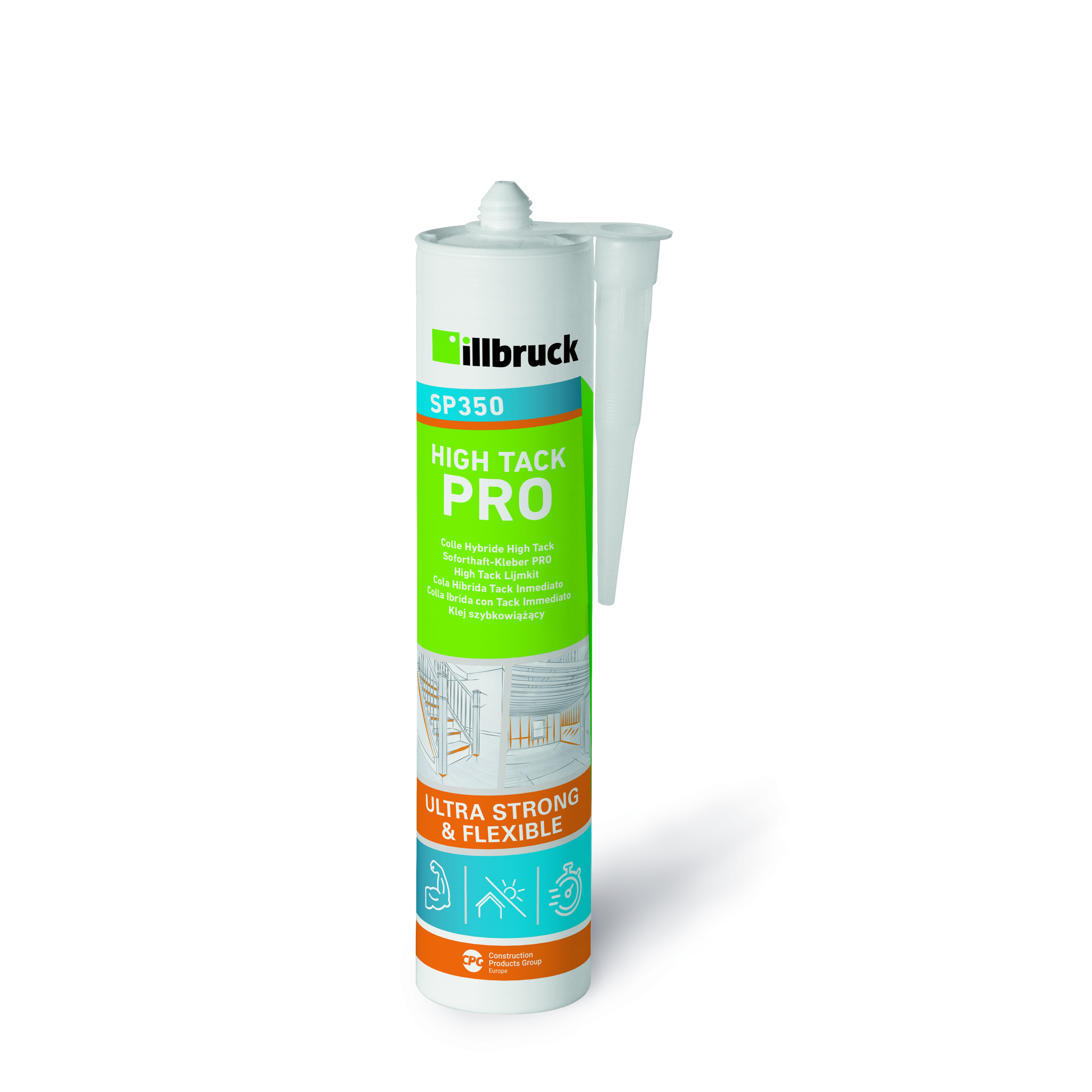 illbruck SP350 High Tack Pro 310 ml Zwart