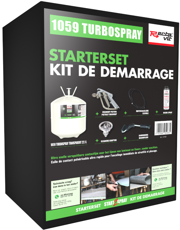 Rectavit 1059 Turbospray Start2Spray set Transparant