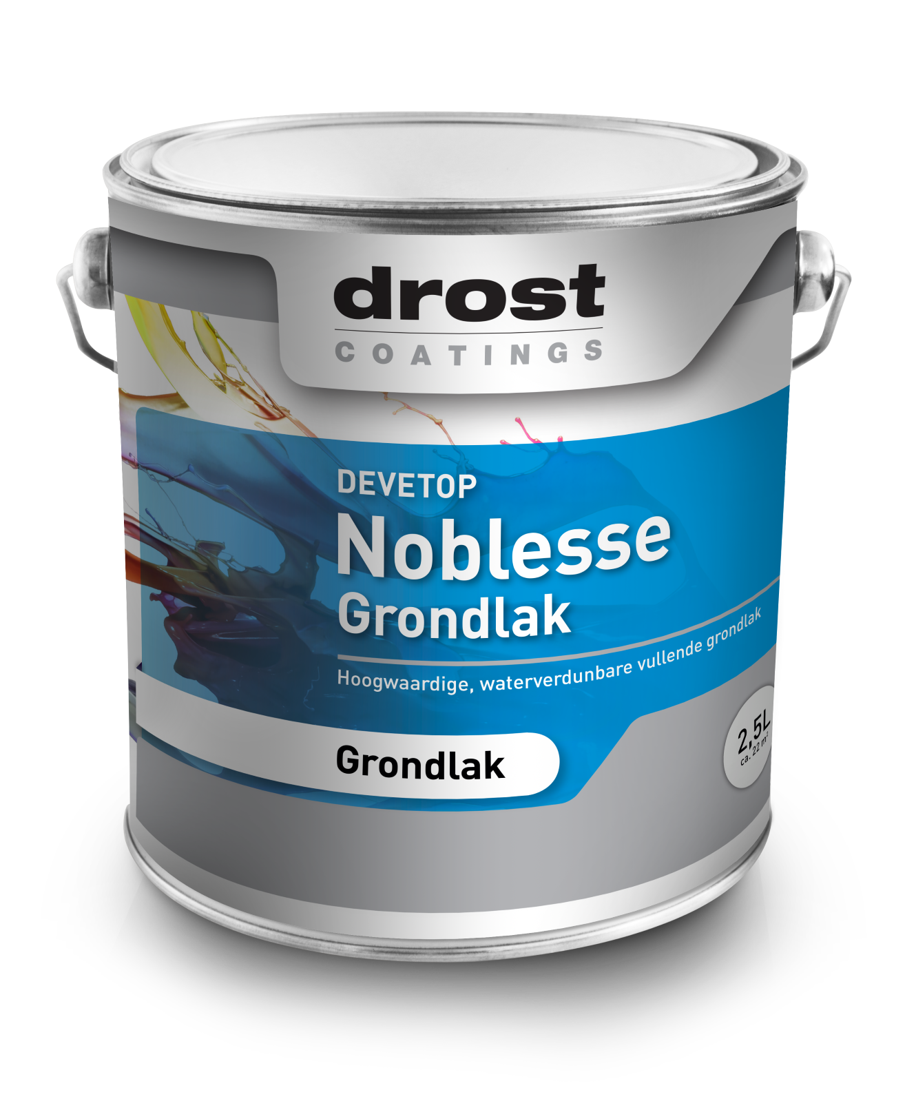 Drost Devetop Noblesse Grondlak 1 ltr RAL7021 Drost Devetop Noblesse Grondlak 1 ltr RAL7021