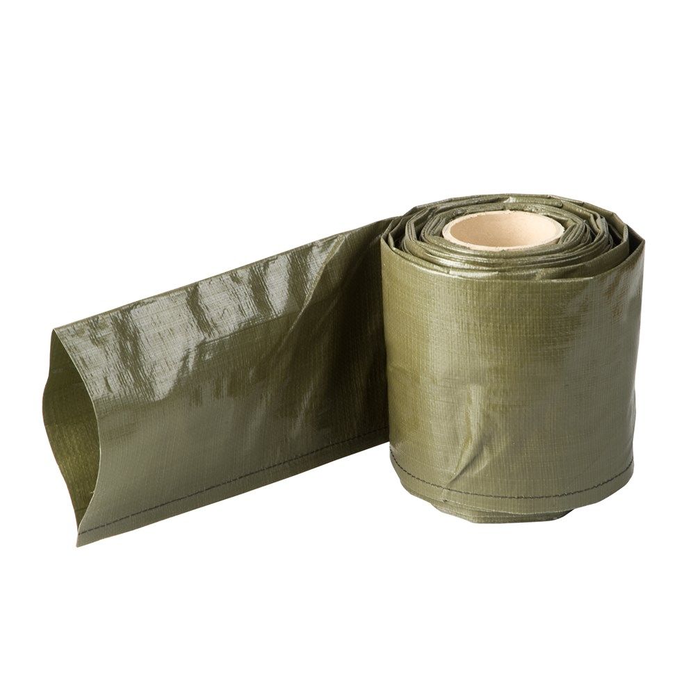 Hemelwaterafvoerslang 80-100 rol 25m donkergroen