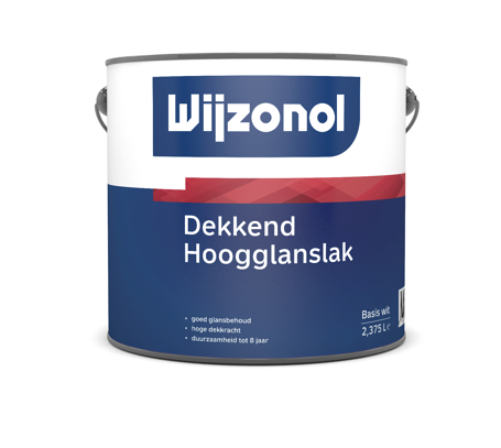 Wijzonol Dekkend Hoogglanslak 2,5 ltr RAL9001