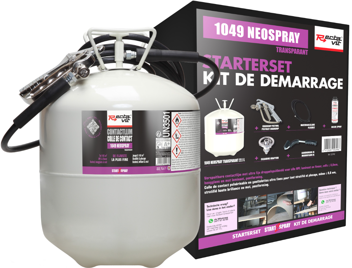 Rectavit 1049 Neospray start2spray set - transparant