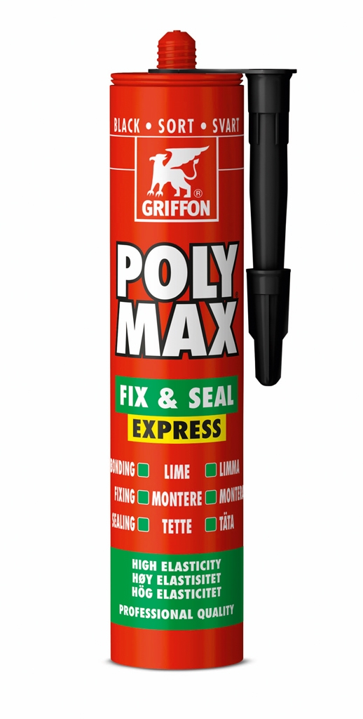Griffon Poly Max?« Fix & Seal Express 425 gram Zwart