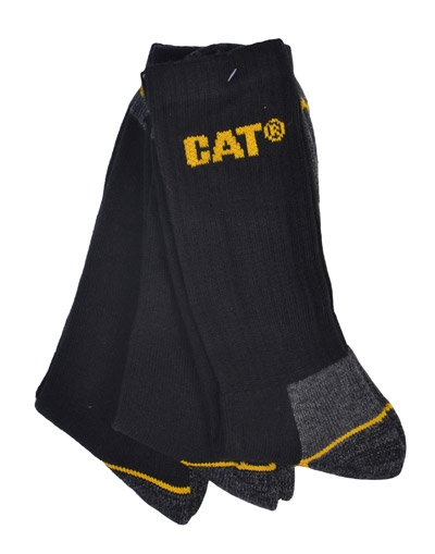 CAT sokken Worker zwart maat 41-45 bundels (3 paar) CAT sokken Worker zwart maat 41-45 bundels (3 paar)