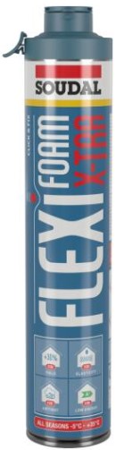 Soudal Flexifoam X-Tra Click & Fix 750ml Blauw