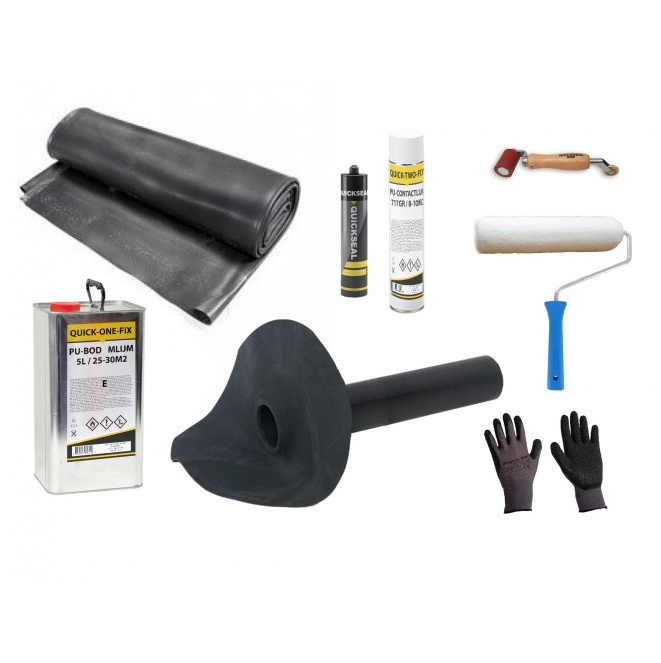 EPDM DAKPAKKET 1,2mm LUXE 4,5x14m