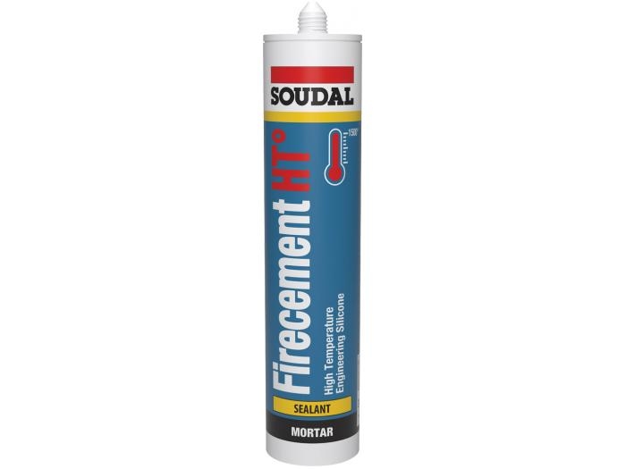 Soudal Firecement HT 300 ml Zwart